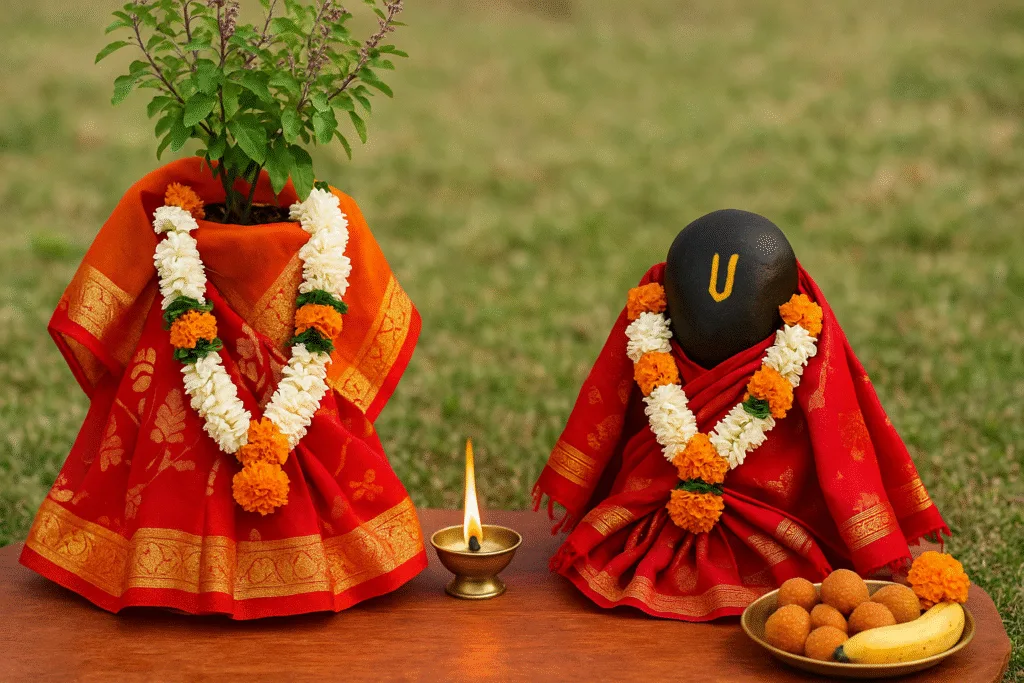 Tulsi vivah क्या है और इसका आध्यात्मिक महत्व Tulsi vivah क्या है और इसका आध्यात्मिक महत्व